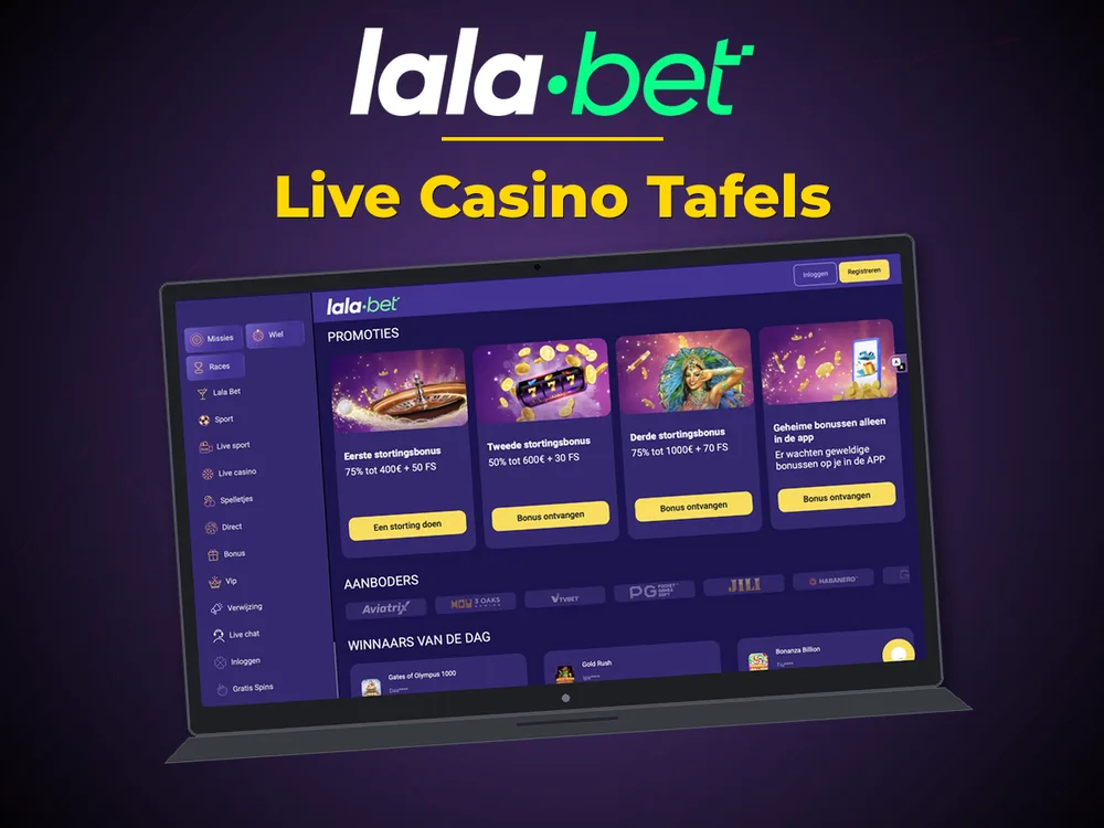 lalabet - Live Casino Tafels