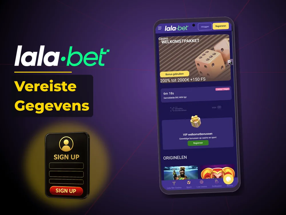 lalabet - Vereiste Gegevens