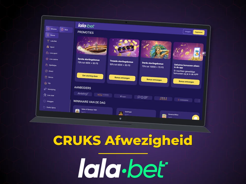 lalabet - CRUKS Afwezigheid