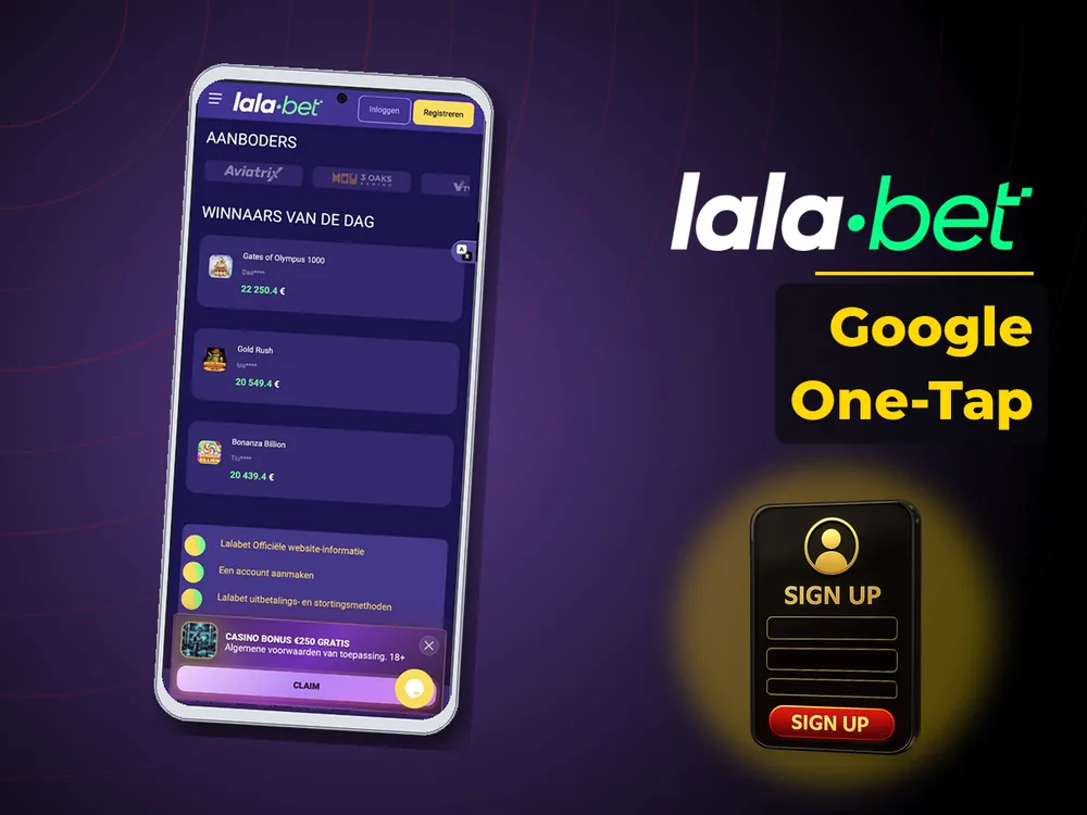 lalabet - Google One-Tap
