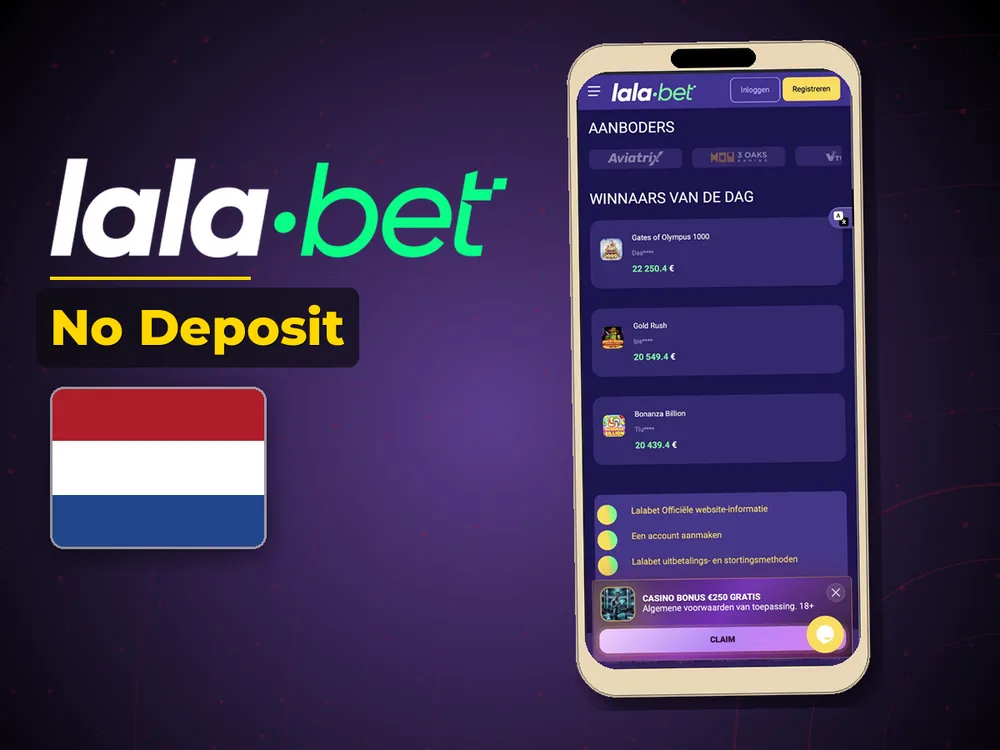 lalabet - No Deposit