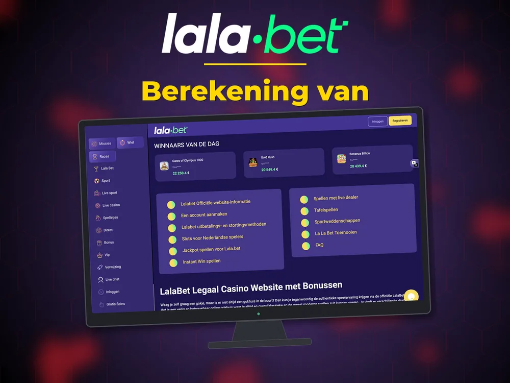 lalabet - Berekening van