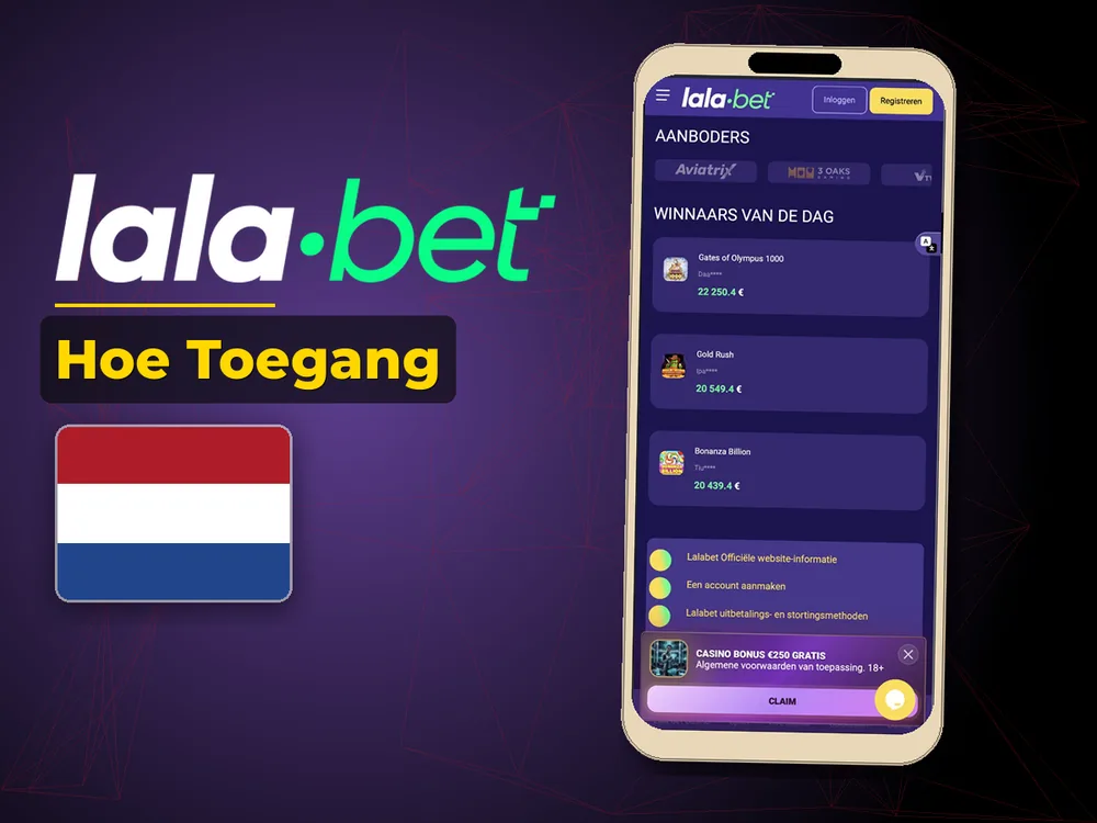 lalabet - Hoe Toegang