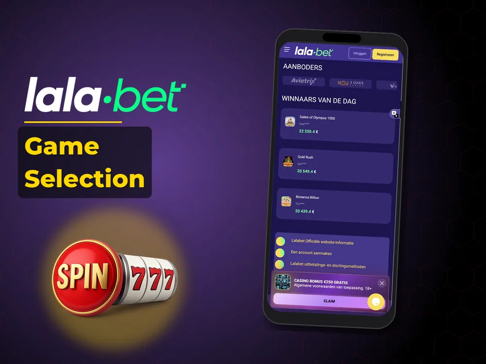 lalabet - Game Selection